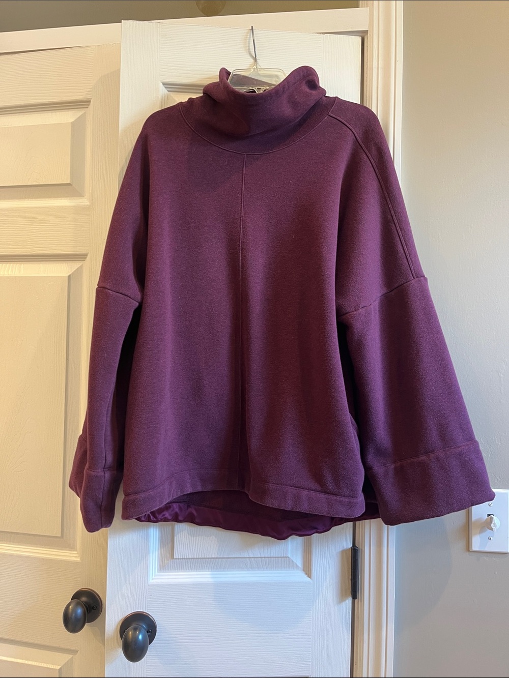 Athleta Women's Plum Cowl Neck Pullover Sweater